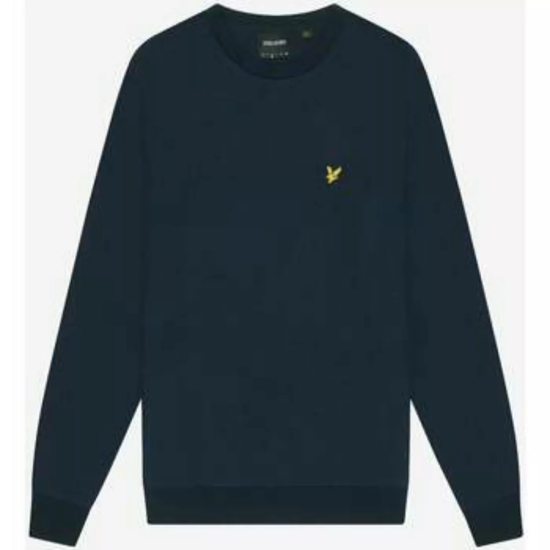 Lyle & Scott  Pullover Interlock-Sweatshirt mit Rundhalsausschnitt – Dunkel günstig online kaufen