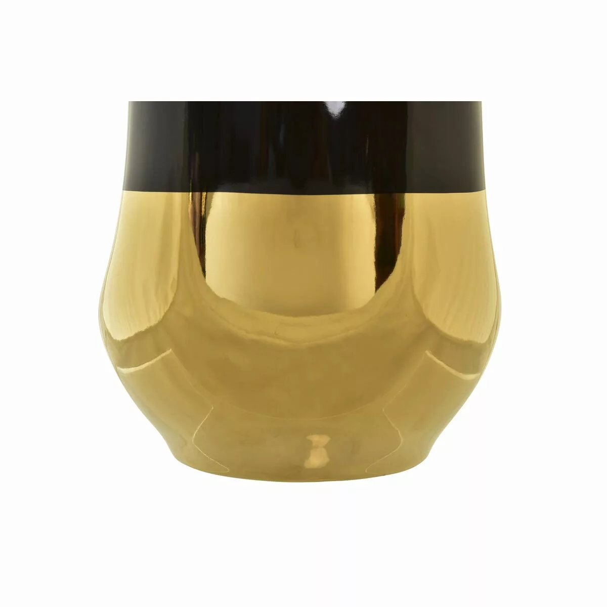 Vase Dkd Home Decor Porzellan Schwarz Golden Moderne (16 X 15 X 29 Cm) günstig online kaufen