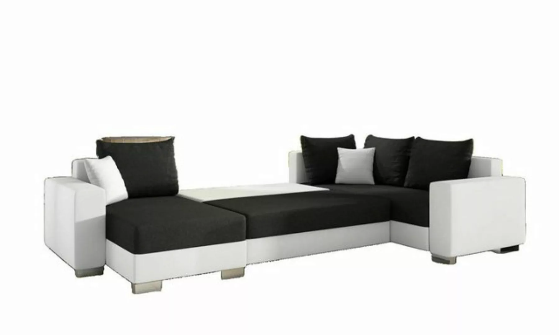 JVmoebel Ecksofa Design Ecksofa Sofa Schlafsofa Bettfunktion Couch Polster günstig online kaufen