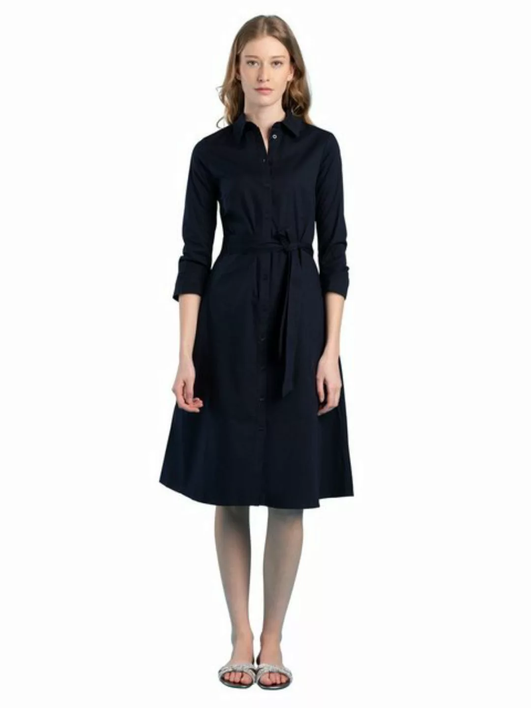 Hemdblusenkleid, marine, Frühjahrs-Kollektion günstig online kaufen