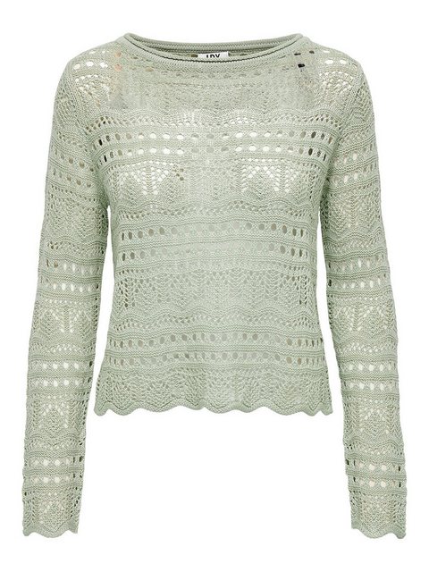 JACQUELINE de YONG Strickpullover Legerer Feinstrick Pullover Weiches Vinta günstig online kaufen