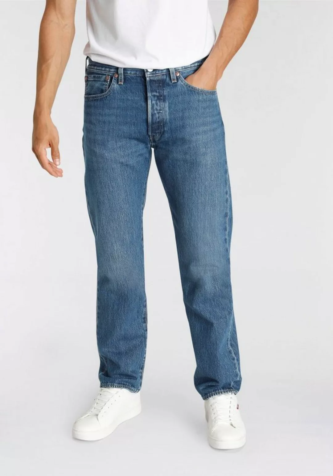 Levi's® Straight-Jeans 501 LEVI'S ORIGINAL mit Markenlabel günstig online kaufen