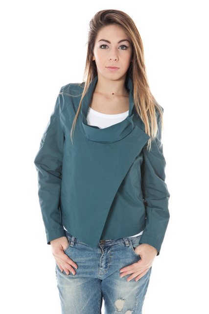 Calvin Klein Jeans Outdoorjacke Trendige Damen Sportjacke in Grün mit Druck günstig online kaufen