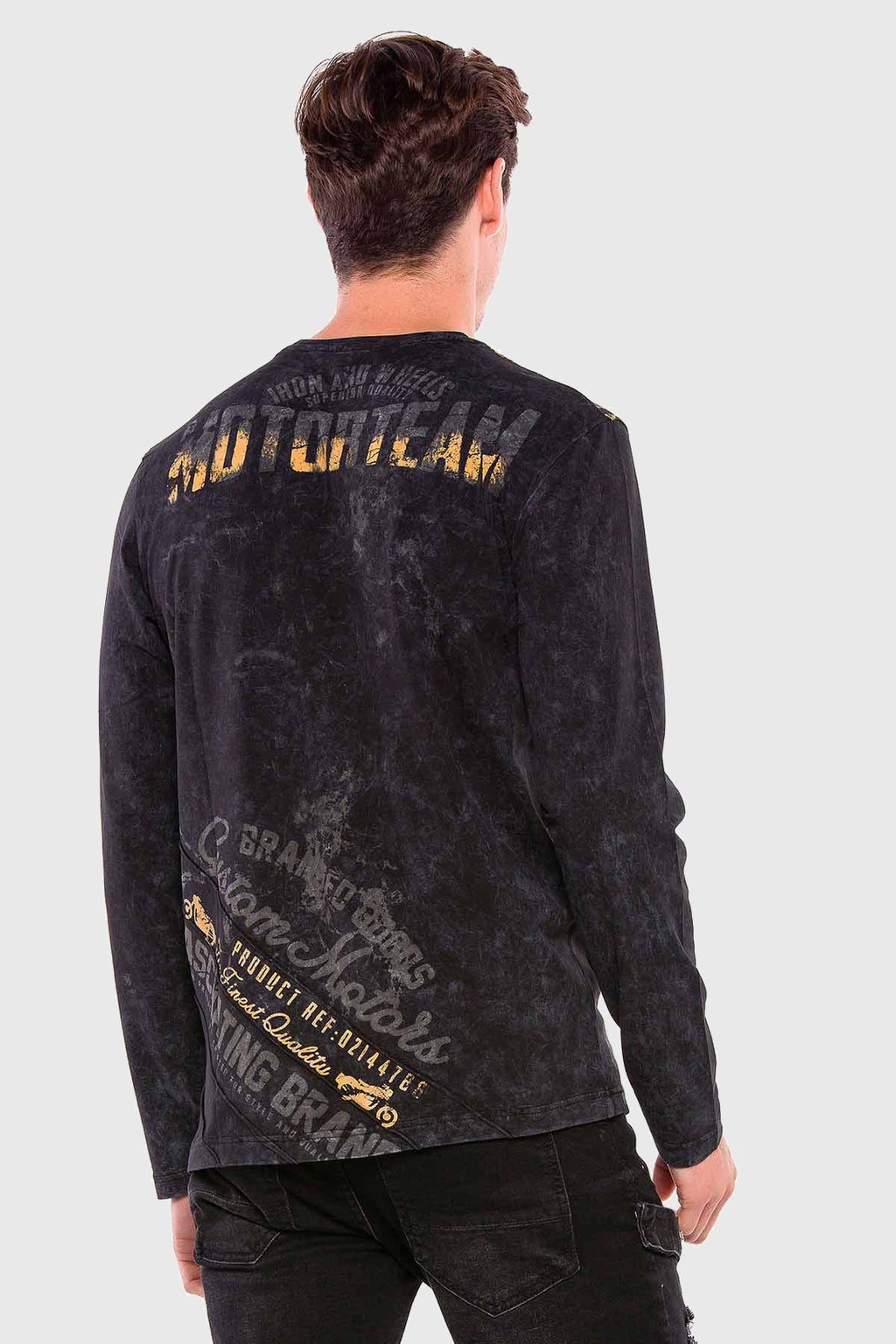 Cipo & Baxx T-Shirt "Langarmshirt", mit modischem Print günstig online kaufen
