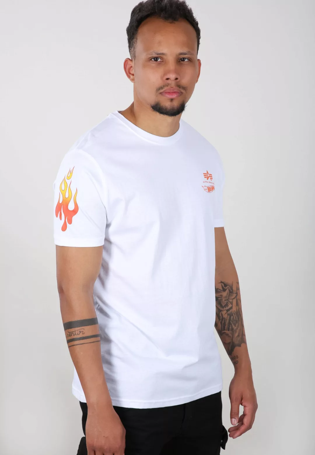 Alpha Industries T-Shirt "Alpha Industries Men - T-Shirts Flame T-Shirt" günstig online kaufen