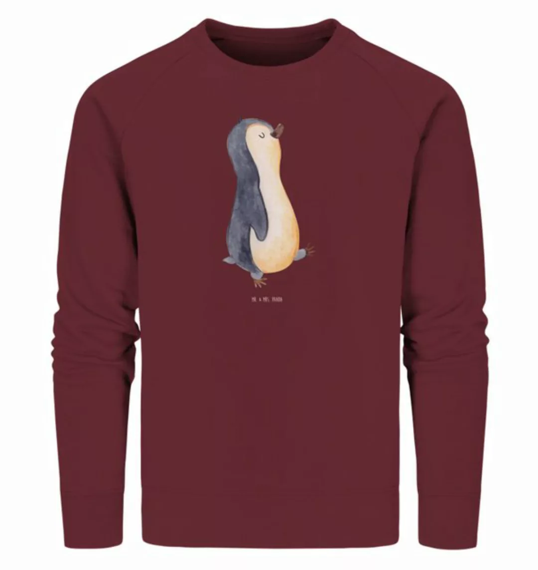 Mr. & Mrs. Panda Longpullover Größe S Pinguin marschieren - Burgundy - Gesc günstig online kaufen