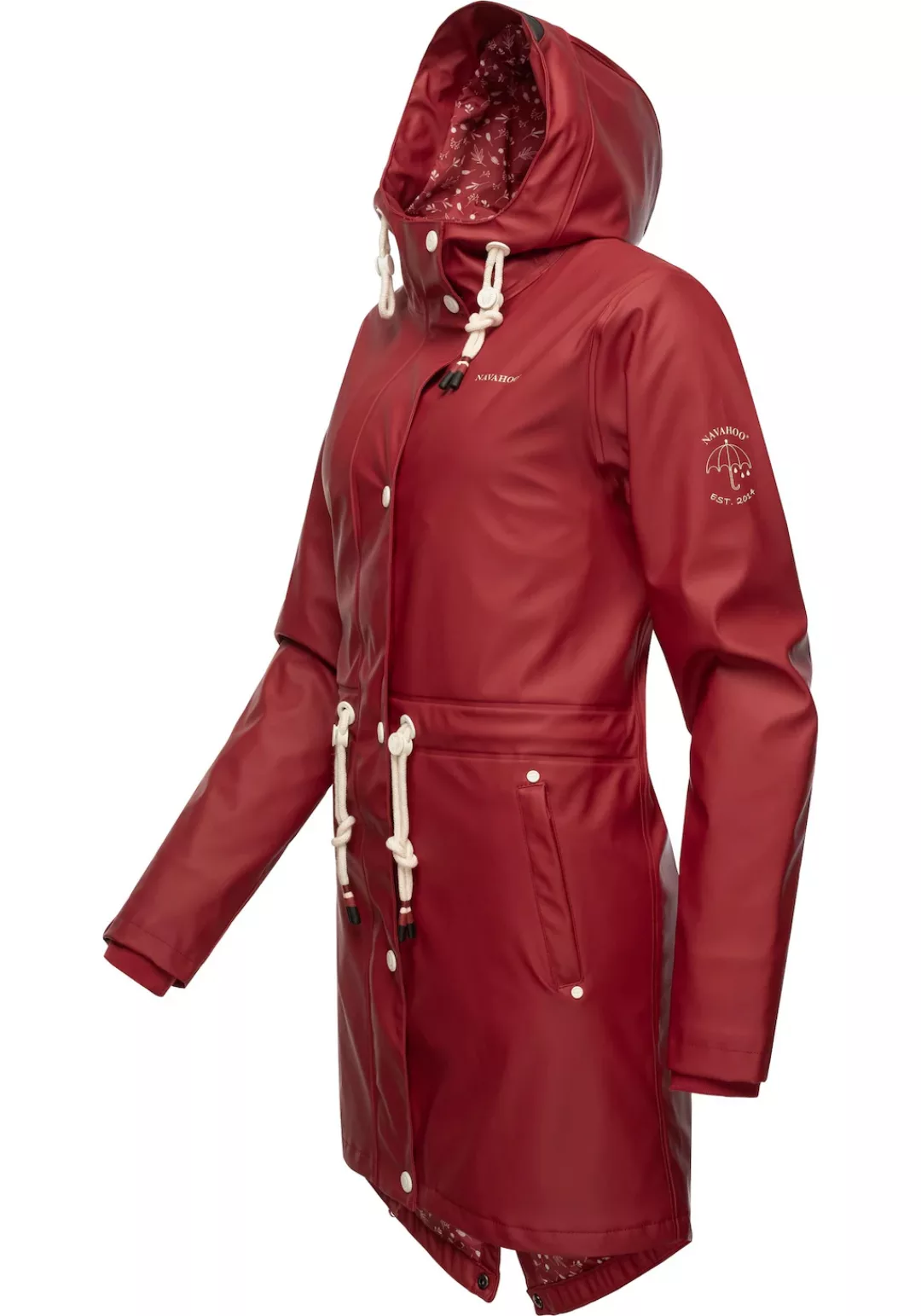 Navahoo Regenjacke "Flower of Ocean", mit Kapuze, modischer Damen Outdoor R günstig online kaufen