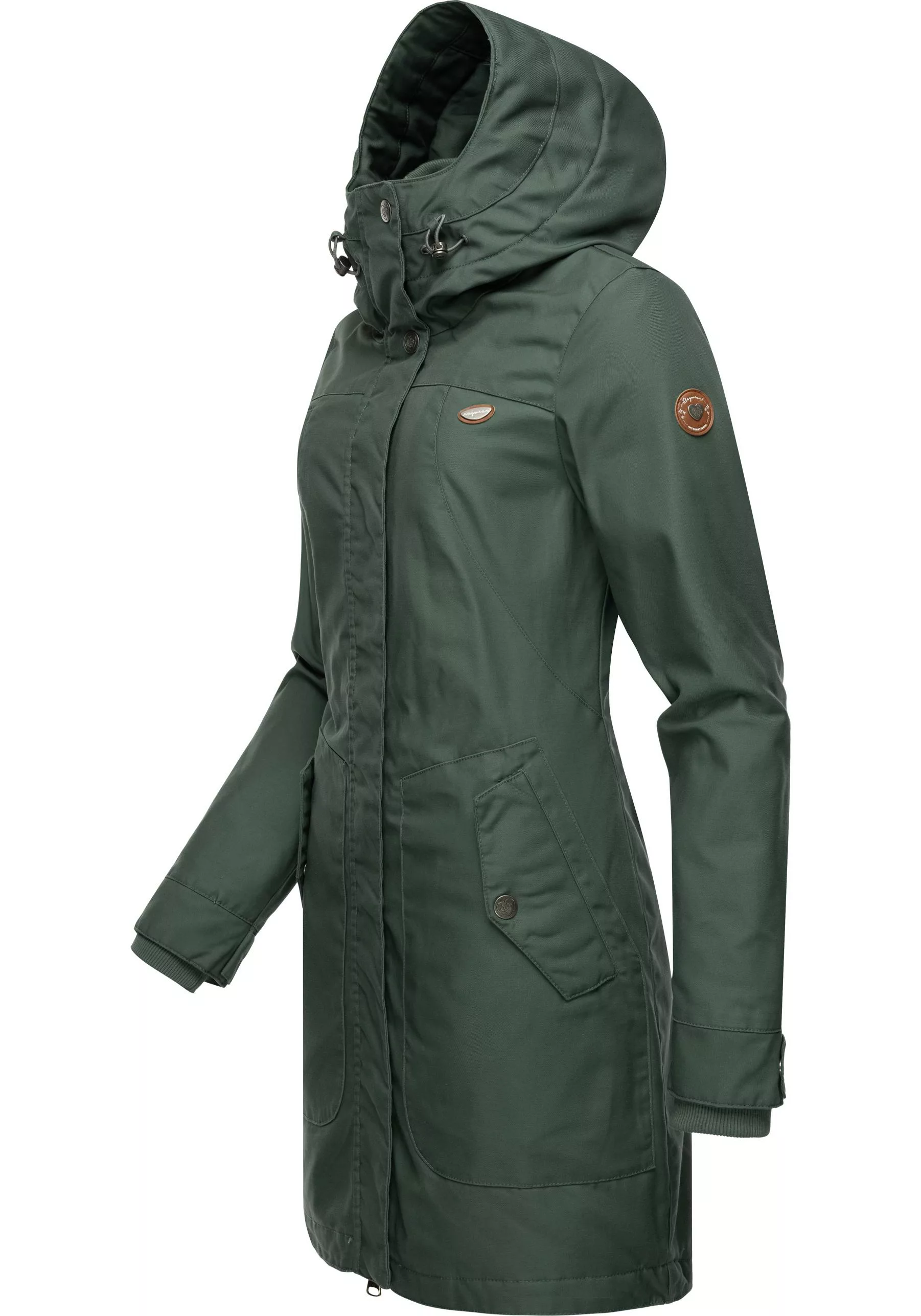 Ragwear Wintermantel Jannisa stylischer Damen Winterparka mit Kapuze günstig online kaufen