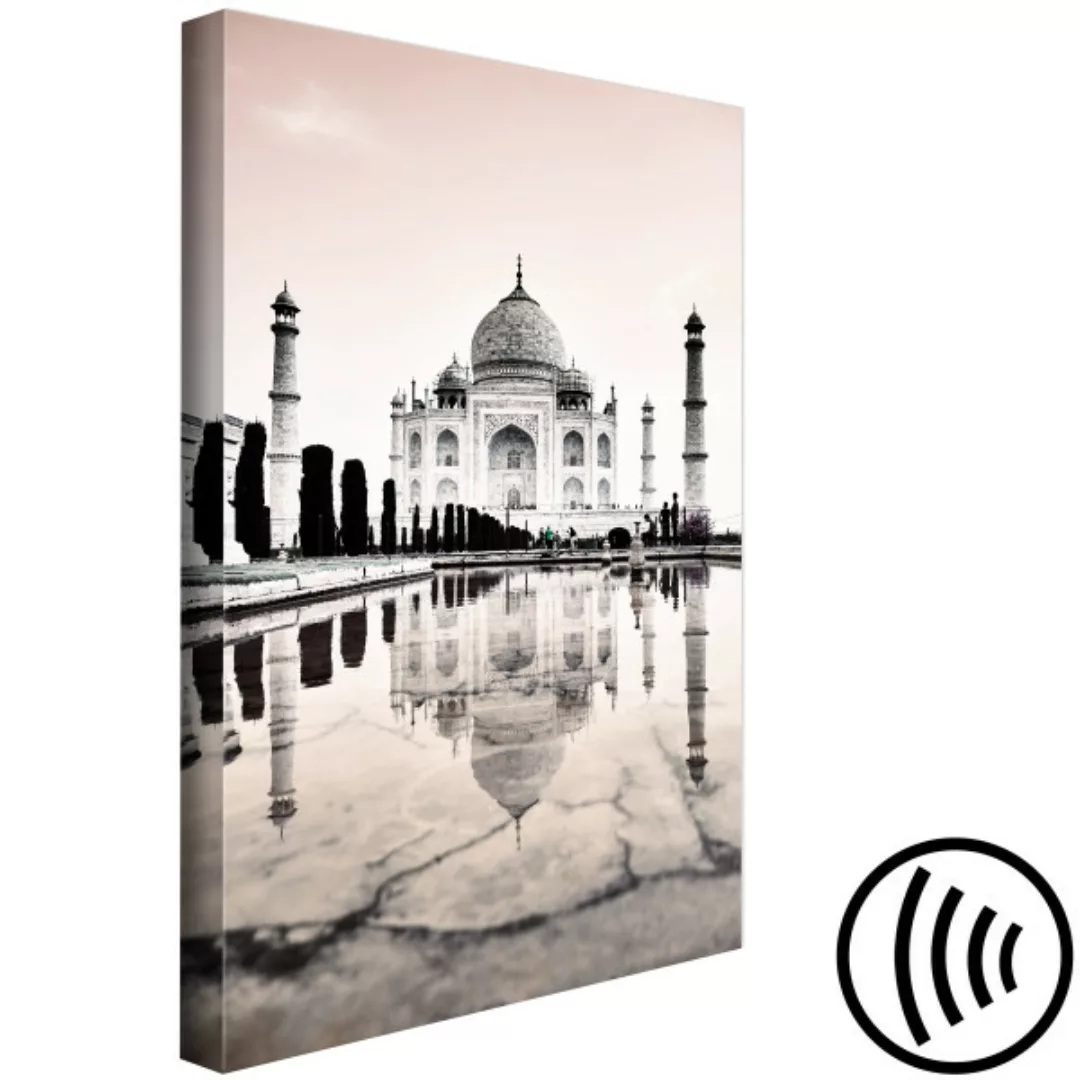 Bild auf Leinwand Taj Mahal (1 Part) Vertical XXL günstig online kaufen