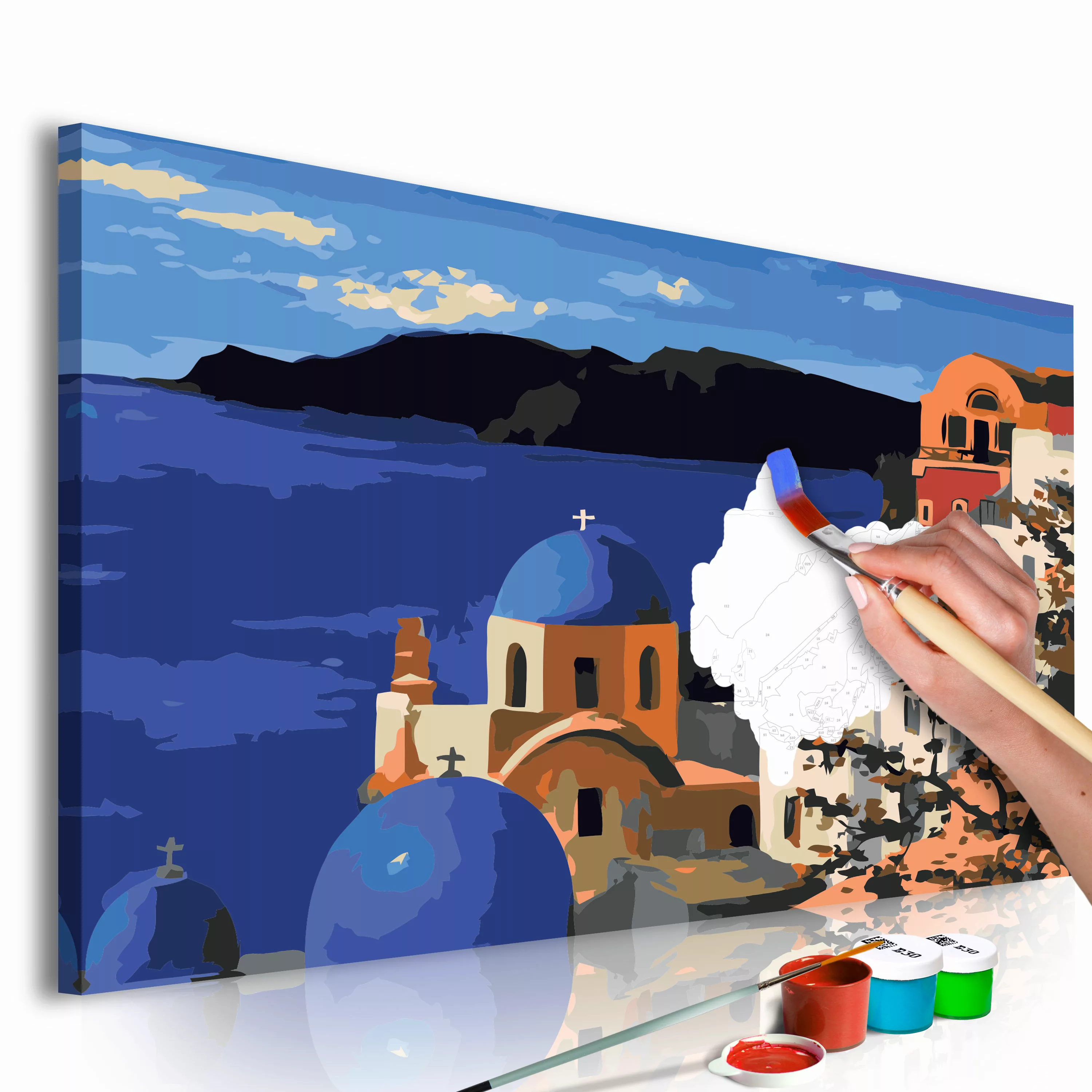 Malen Nach Zahlen - Santorini günstig online kaufen