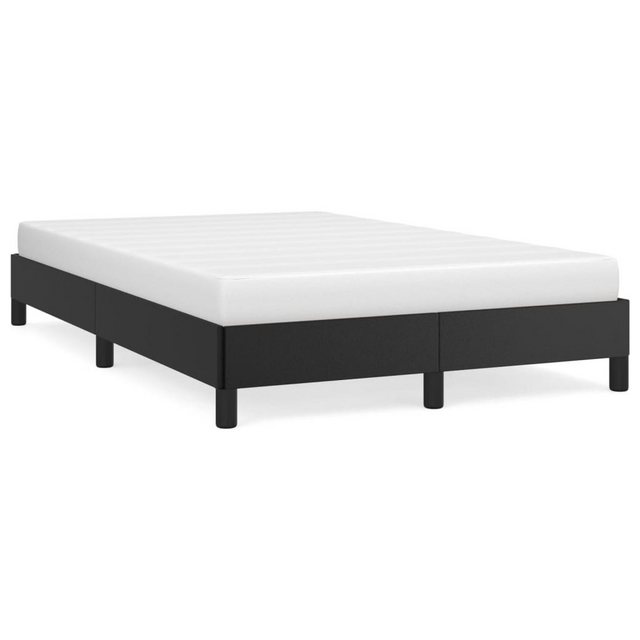 vidaXL Bett Bettgestell Schwarz 120x190 cm Kunstleder günstig online kaufen