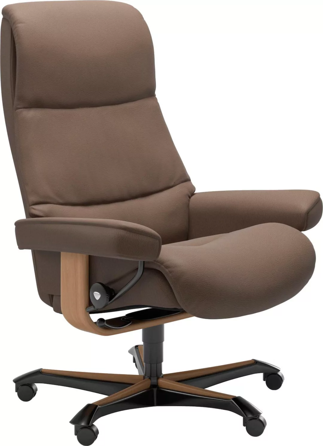 Stressless Relaxsessel "View", mit Home Office Base, Größe M,Gestell Eiche günstig online kaufen