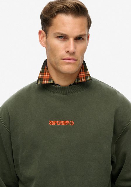 Superdry Sweatshirt MICRO LOGO GRAPHIC LOOSE CREW günstig online kaufen