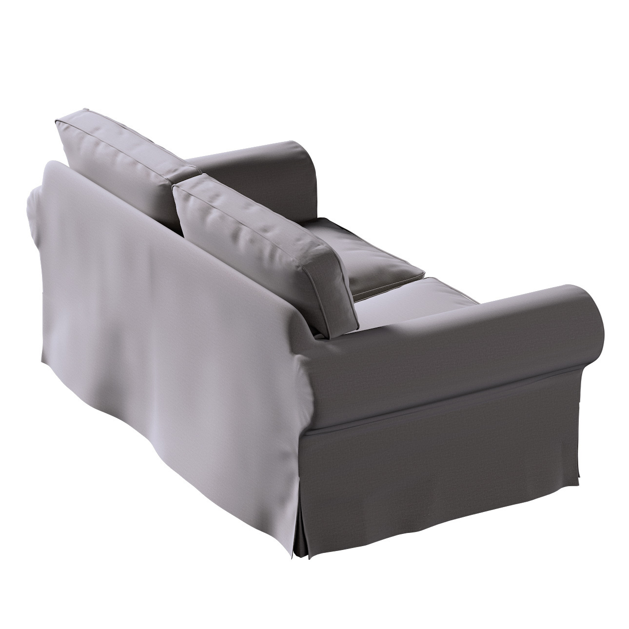 Bezug für Ektorp 2-Sitzer Sofa nicht ausklappbar, braun, Sofabezug für  Ekt günstig online kaufen