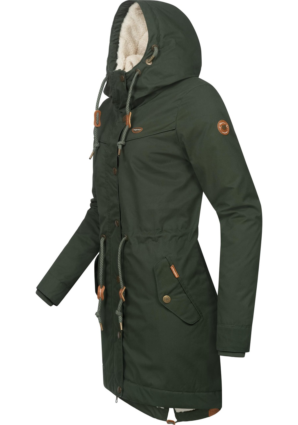 Ragwear Winterjacke YM-Canny stylischer Damen Kurzmantel Parka mit Kapuze günstig online kaufen