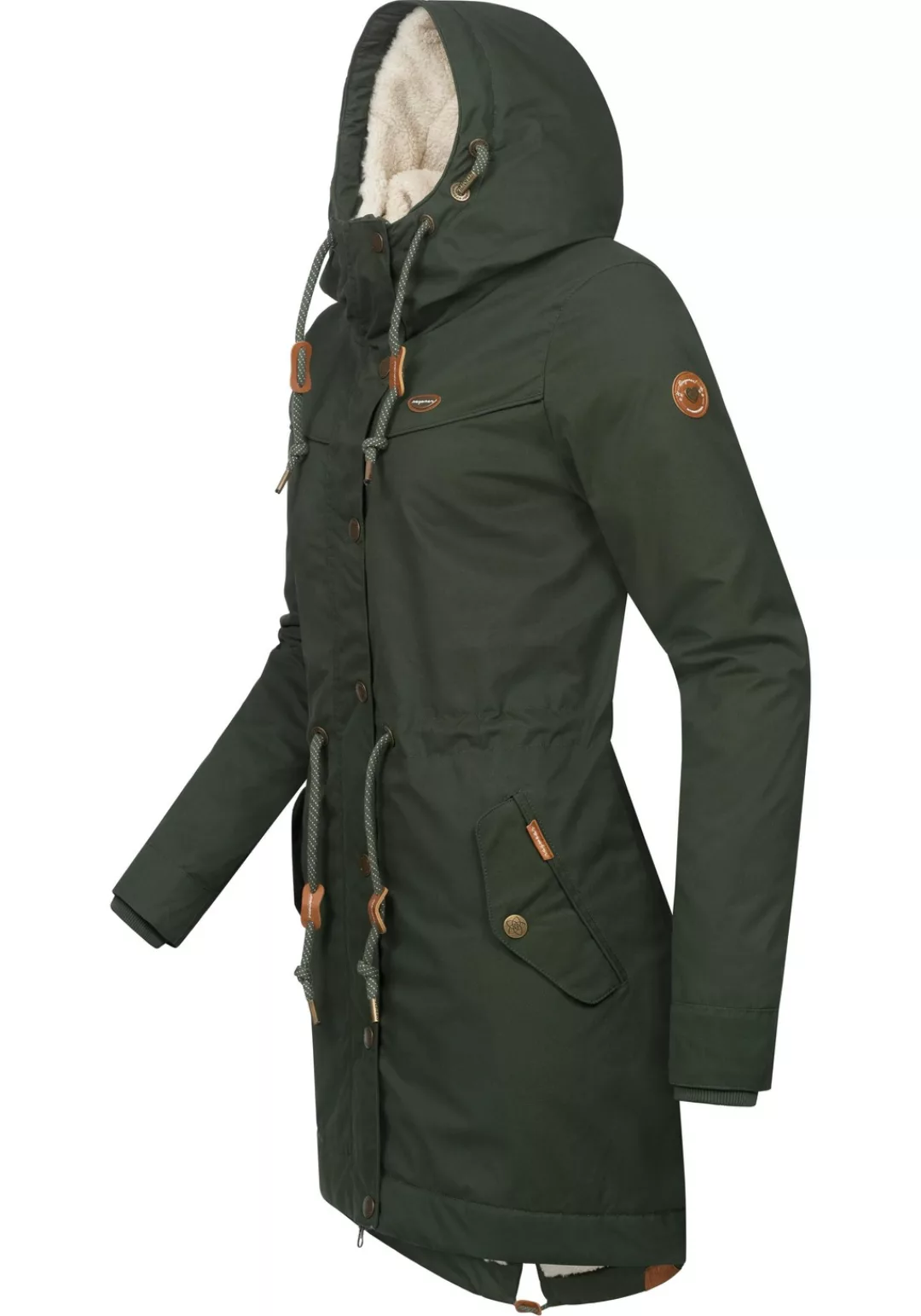 Ragwear Winterjacke "YM-Canny", mit Kapuze, stylischer Damen Kurzmantel Par günstig online kaufen