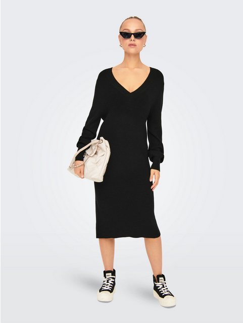 ONLY Strickkleid "ONLKATIA LS V-NECK DRESS NCA KNT" günstig online kaufen