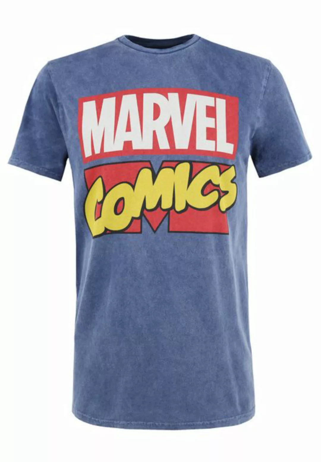 Recovered T-Shirt Marvel Comics Classic Retro Logo GOTS zertifizierte Bio-B günstig online kaufen