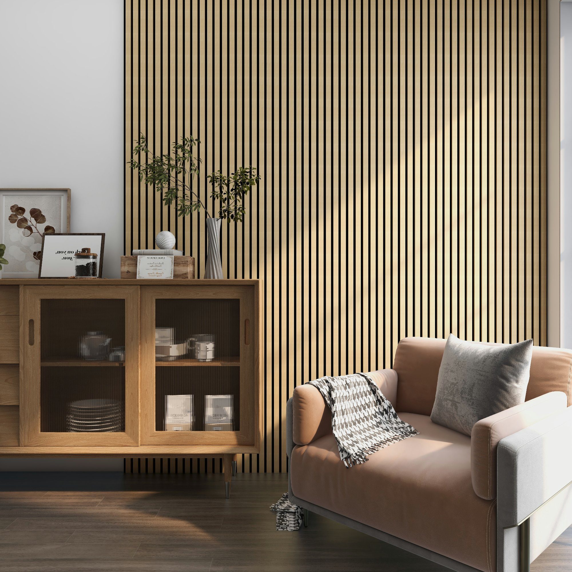 neu.holz 3D Wandpaneel, (Set, 4-tlg) »Vang« günstig online kaufen