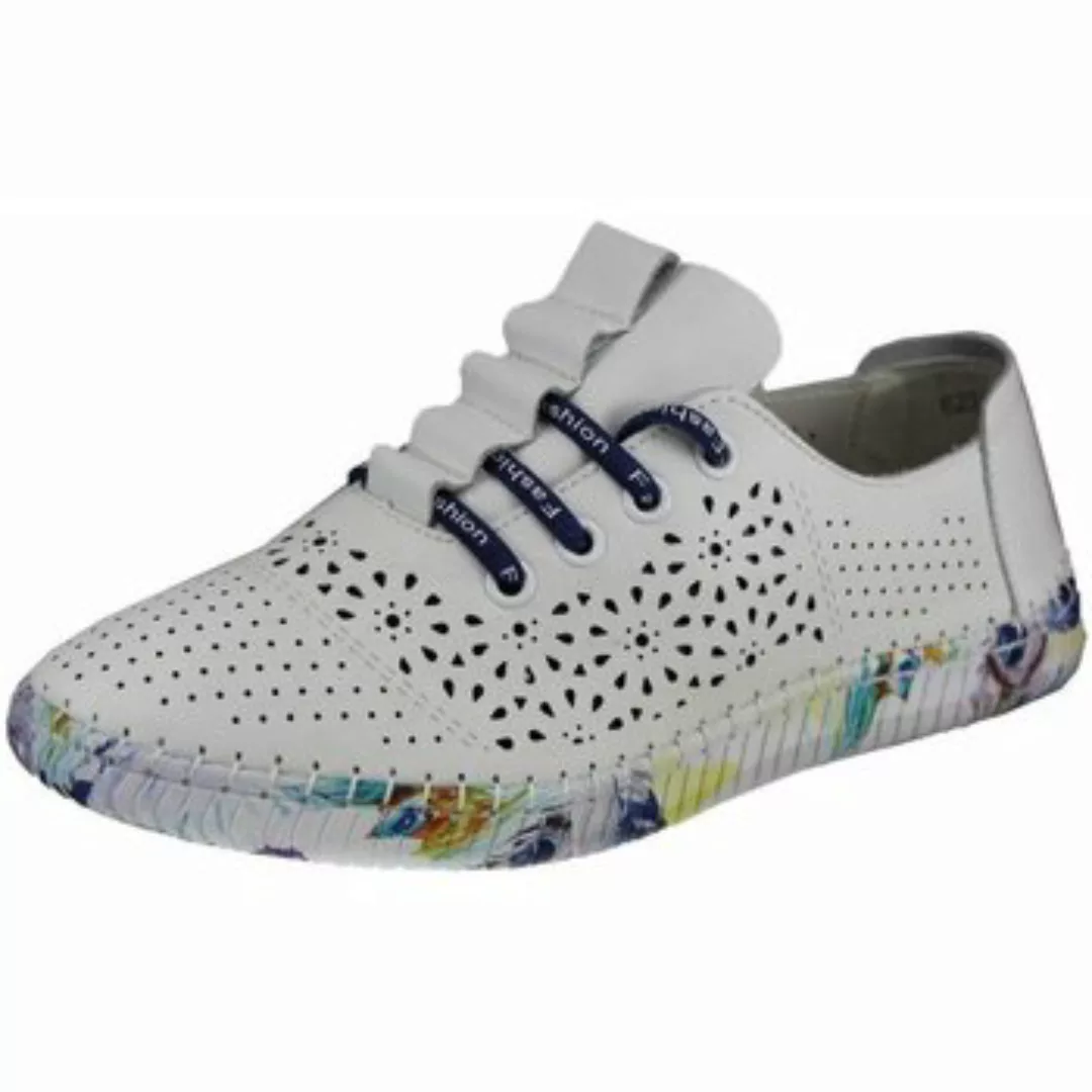 Cosmos Comfort  Halbschuhe Schnuerschuhe weiss-blau 6231301-18 günstig online kaufen