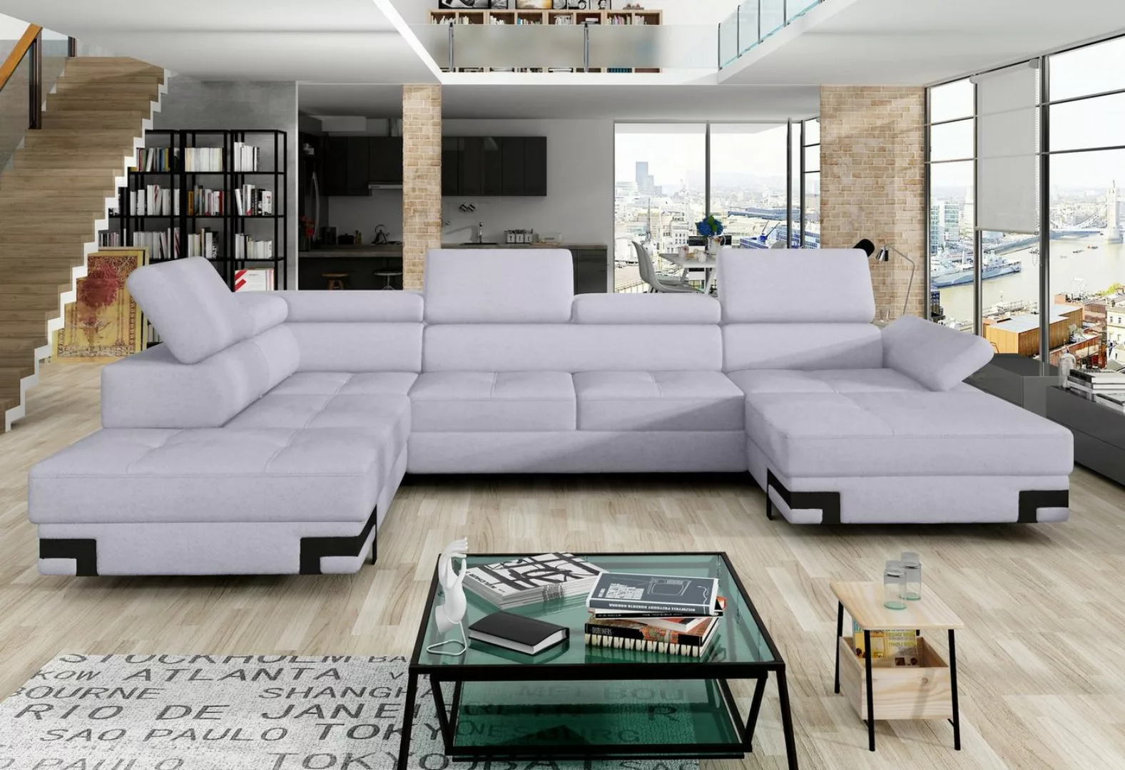 Stylefy Wohnlandschaft Rio XL, Sofa, U-Form, Design günstig online kaufen