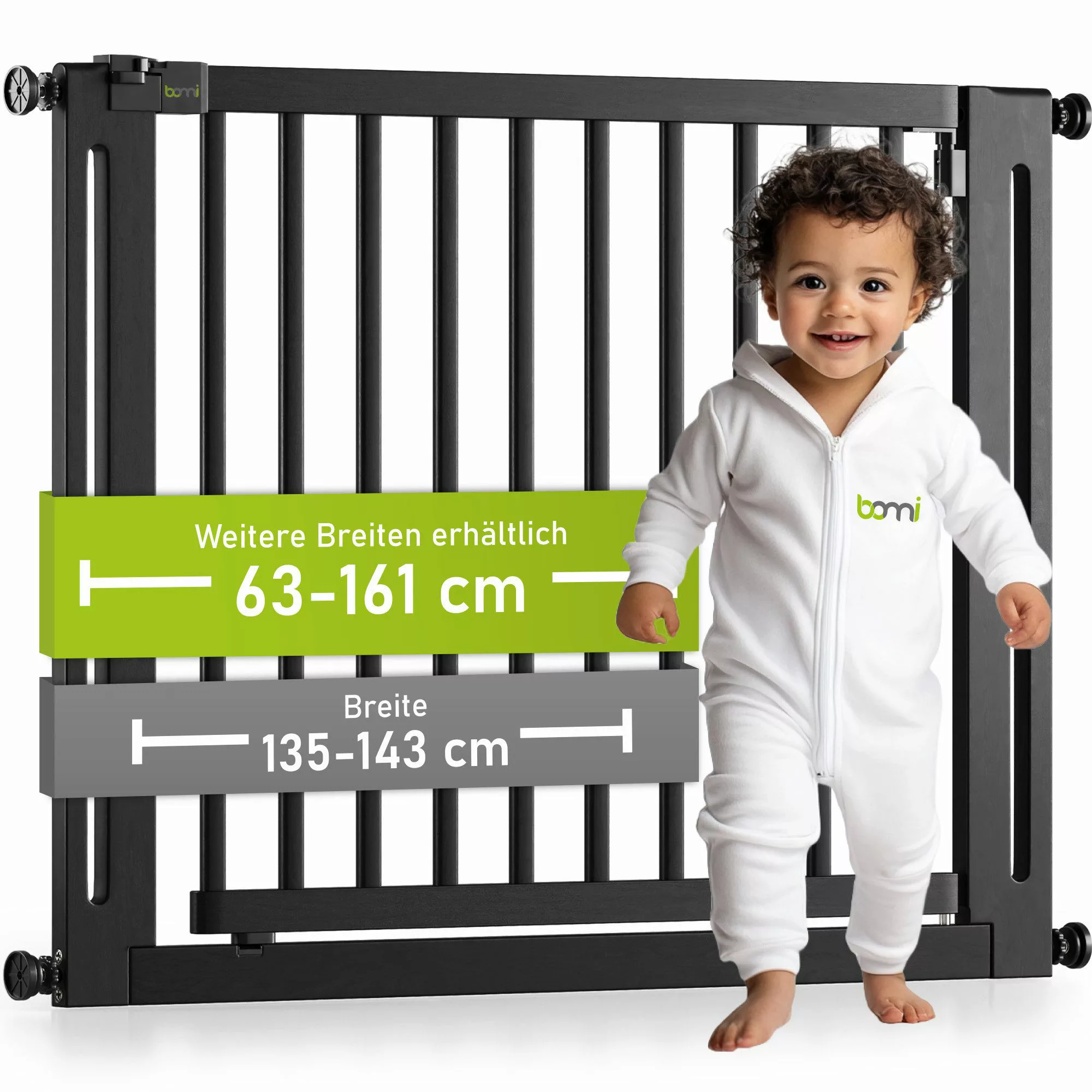 BOMI Türschutzgitter Treppenschutzgitter ohne Bohren, Babygitter günstig online kaufen