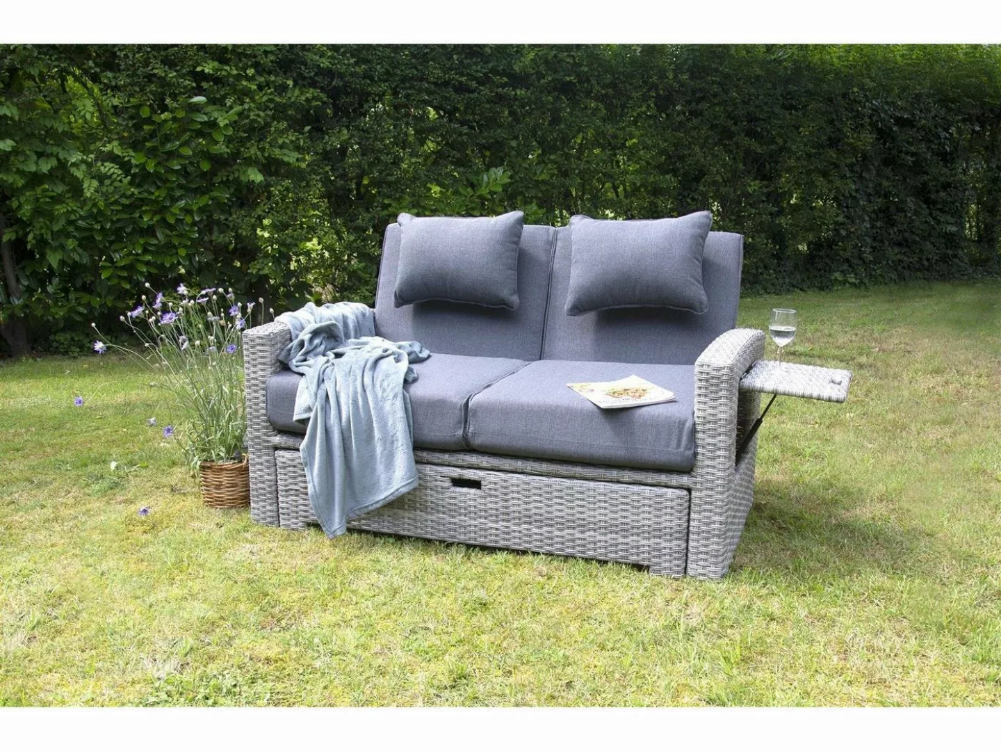 bellavista - Home&Garden® Loungesofa Gartensofa Multifunktionssofa Begur, S günstig online kaufen