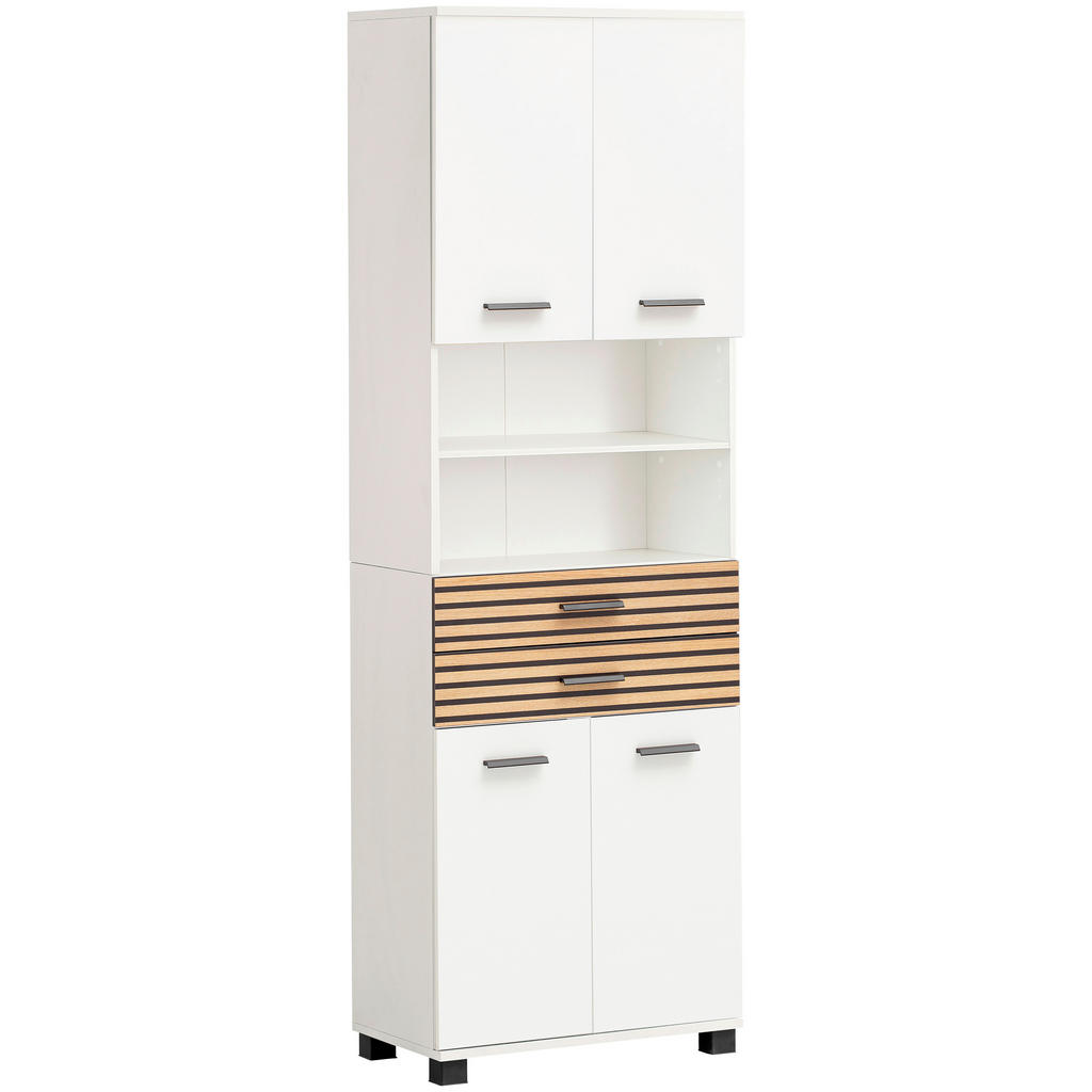 Hochschrank Katta weiß matt B/H/T: ca. 180,9x59,8x32,6 cm günstig online kaufen