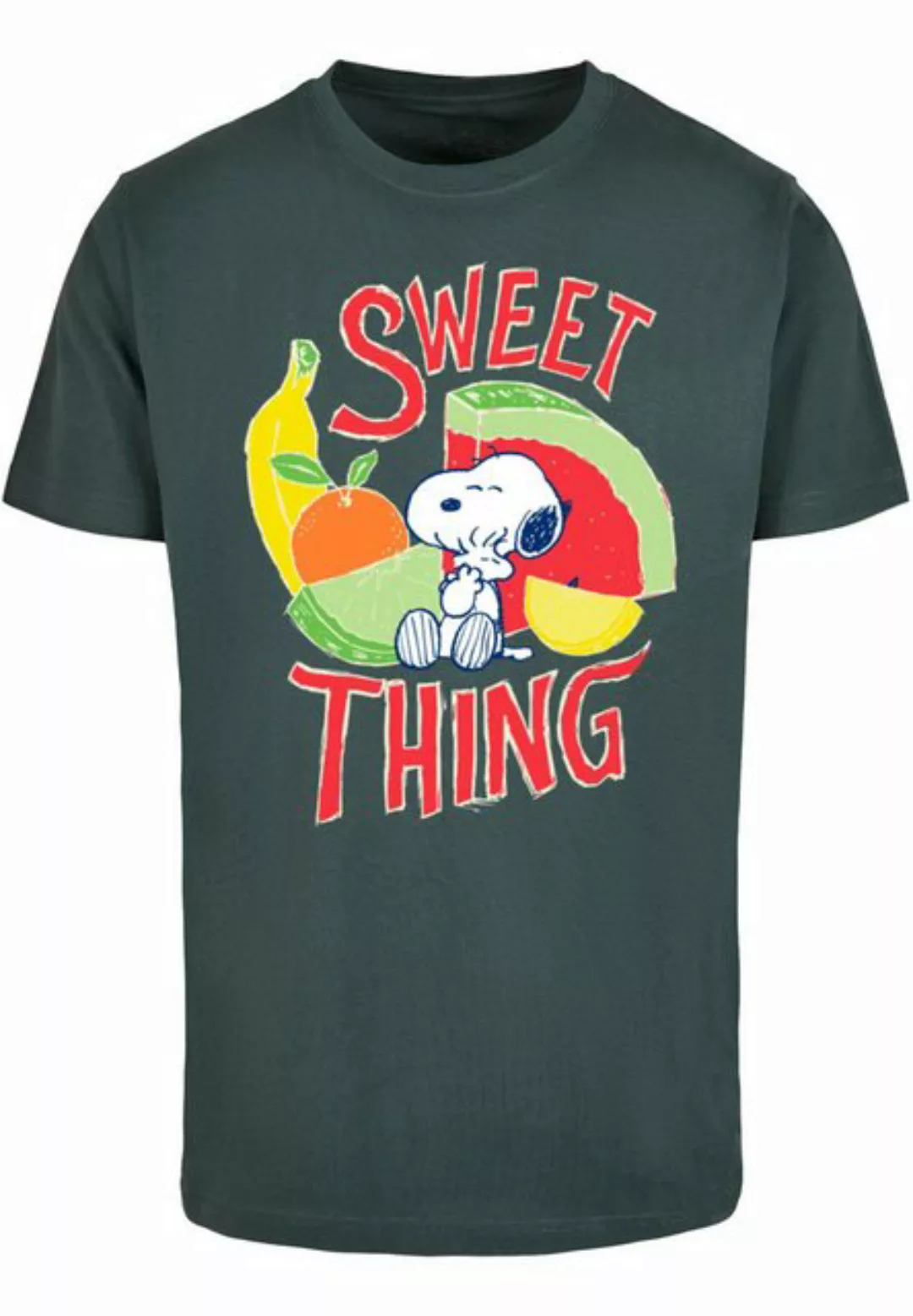 Merchcode T-Shirt Merchcode Herren Peanuts - Sweet thing T-Shirt Round Neck günstig online kaufen