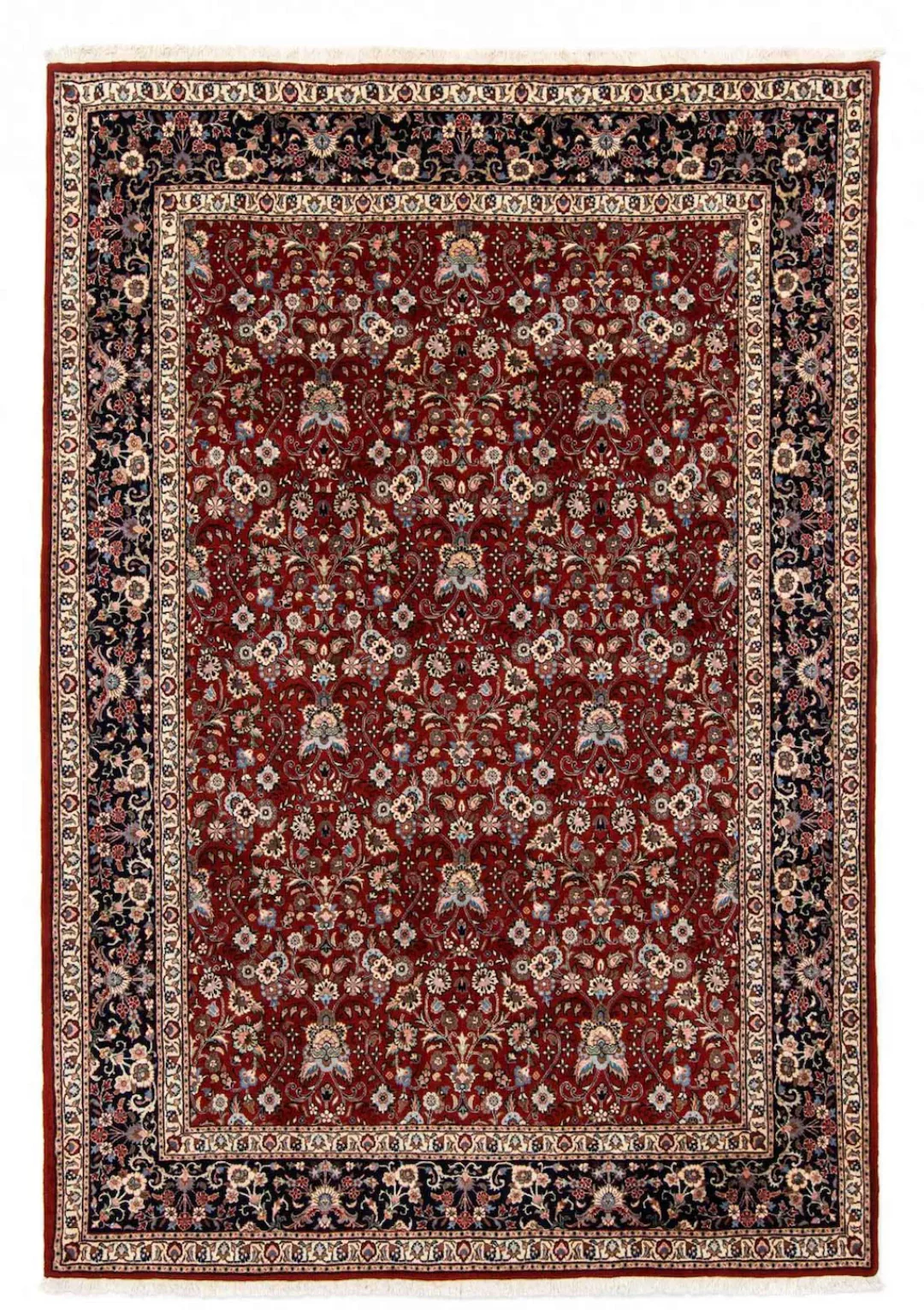 morgenland Wollteppich »Moud Blumenmuster Rosso 293 x 202 cm«, rechteckig, günstig online kaufen