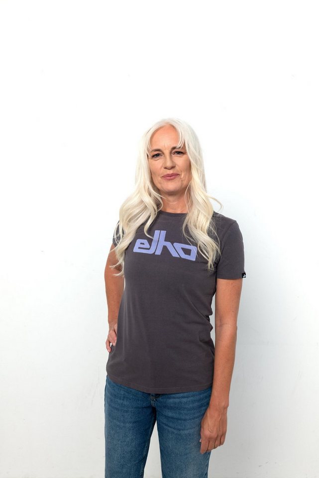 Elho Rundhalsshirt mit elho Logo-Print günstig online kaufen