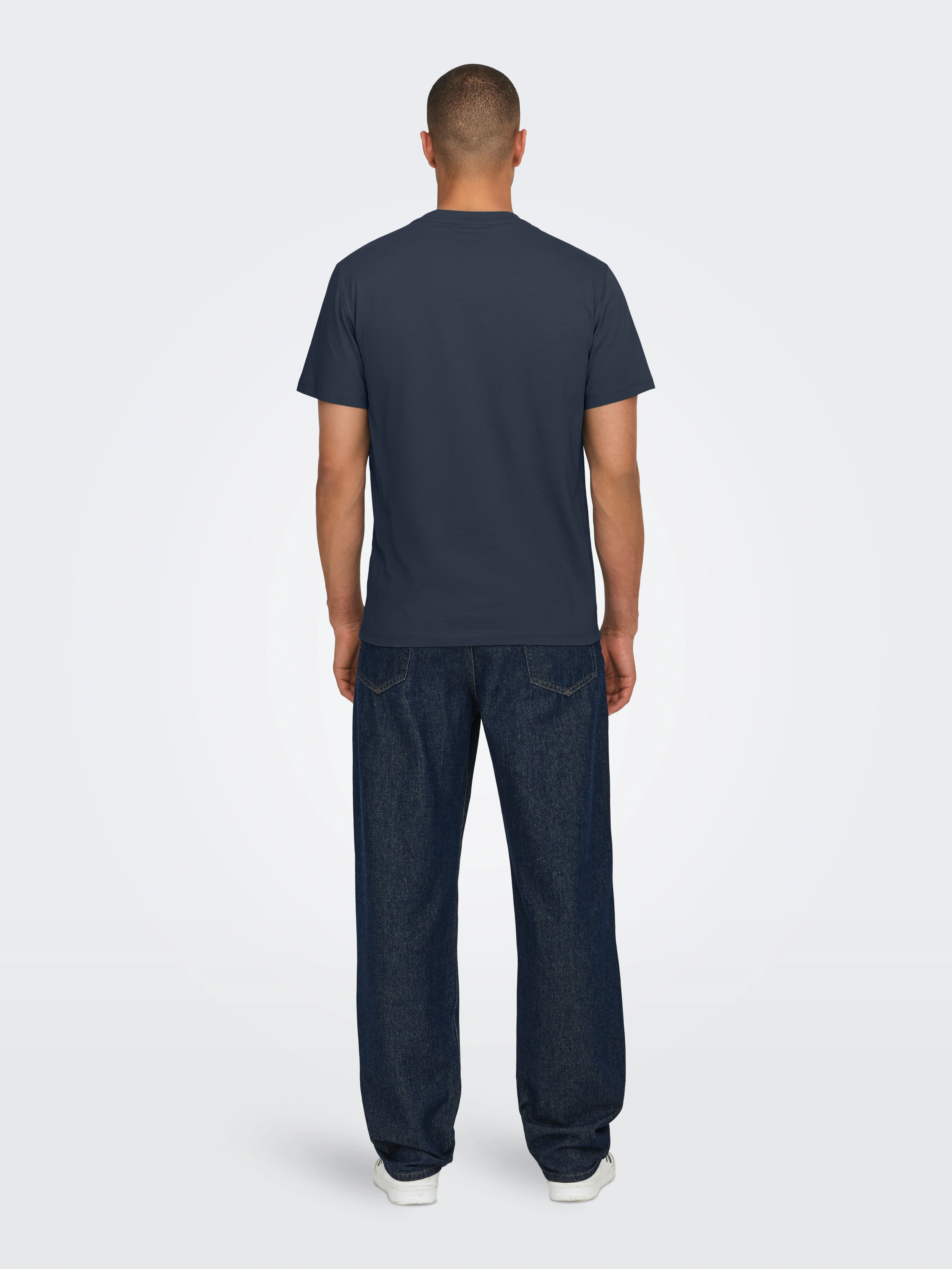 ONLY & SONS Rundhalsshirt "ONSMAX LIFE REG SS STITCH TEE" günstig online kaufen