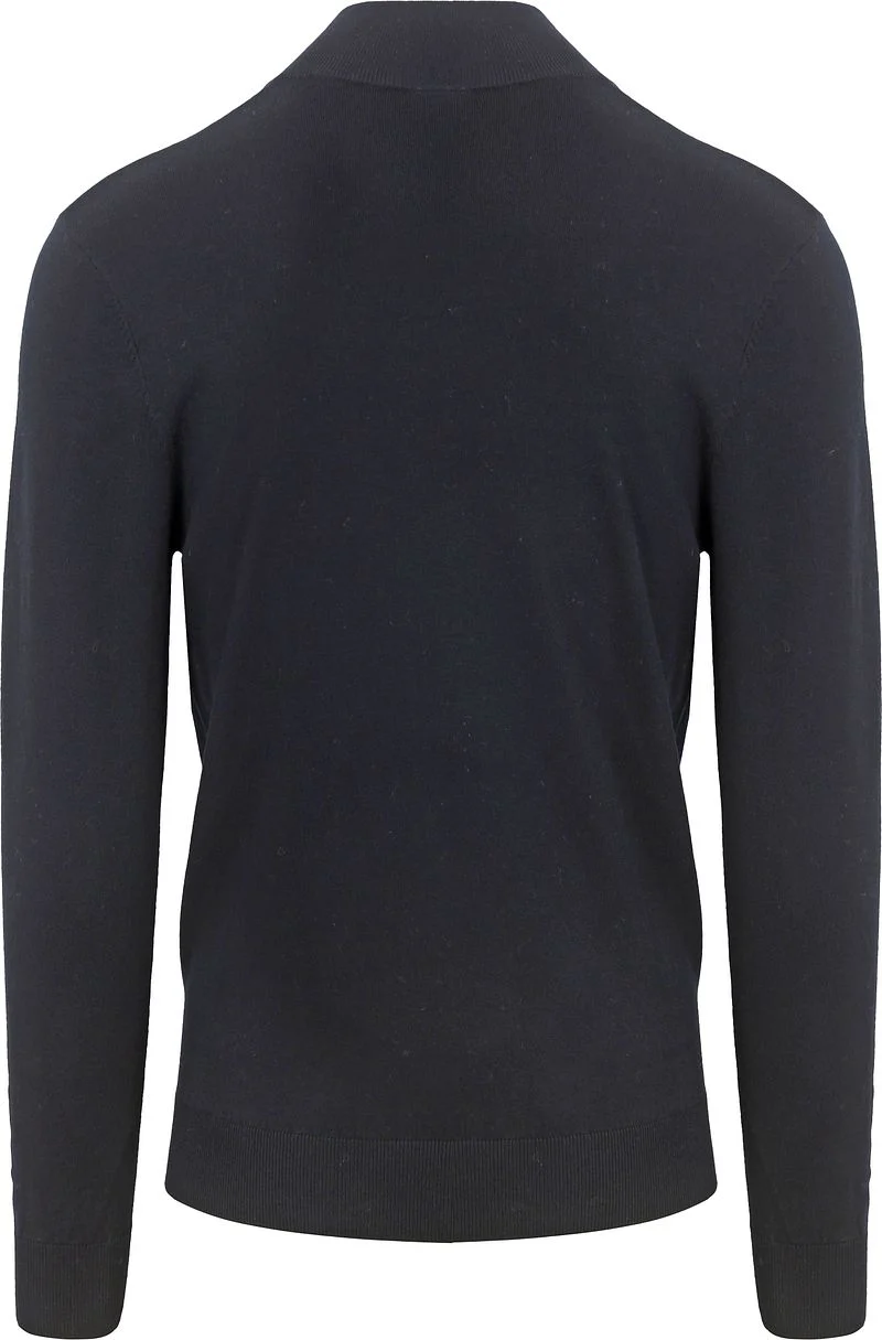 Profuomo Half Zip Pullover Luxury Navy - Größe M günstig online kaufen