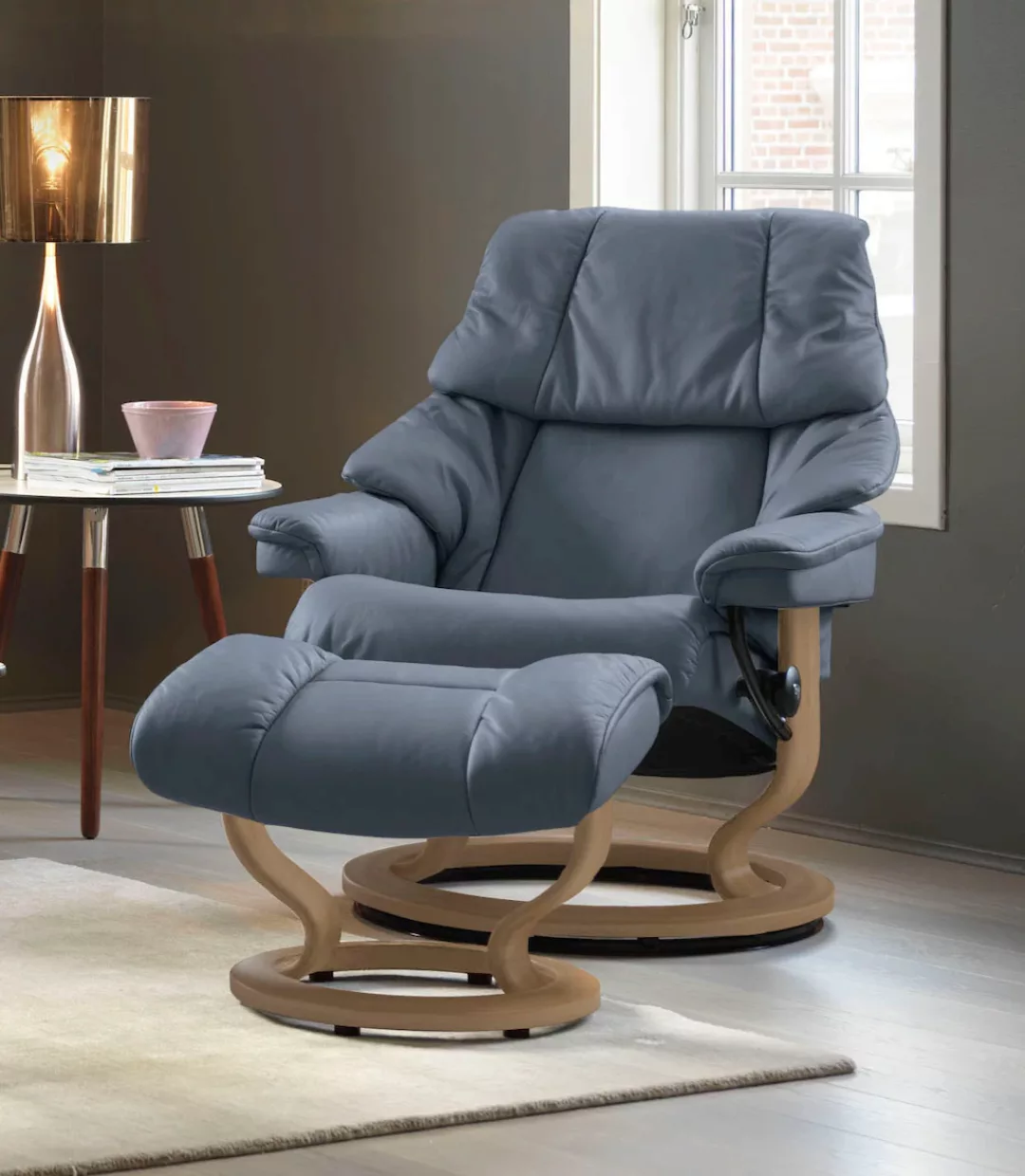 Stressless Relaxsessel "Reno", (Set, Relaxsessel mit Hocker), mit Hocker, m günstig online kaufen