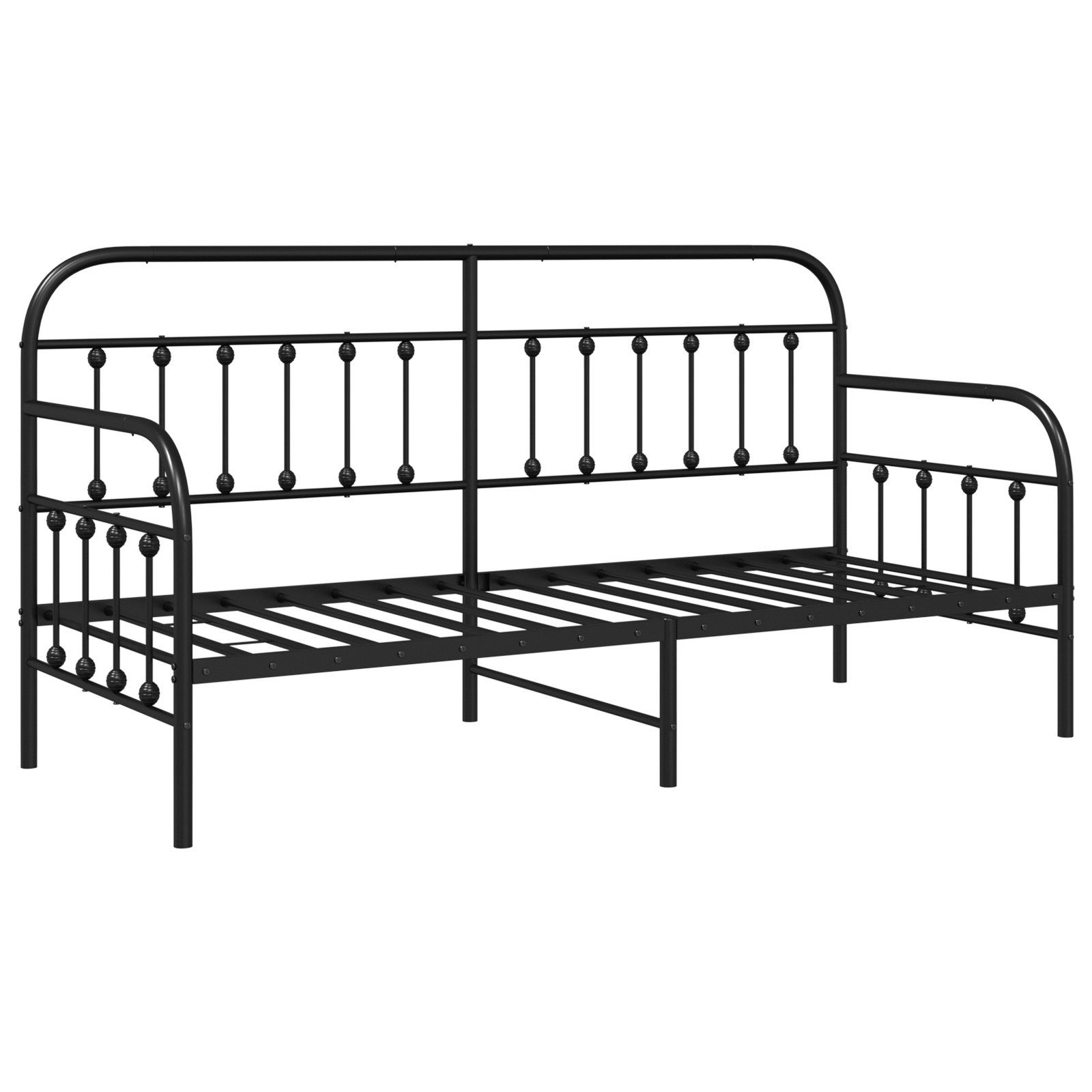 vidaXL Bett Tagesbett Schwarz 80x200 cm günstig online kaufen