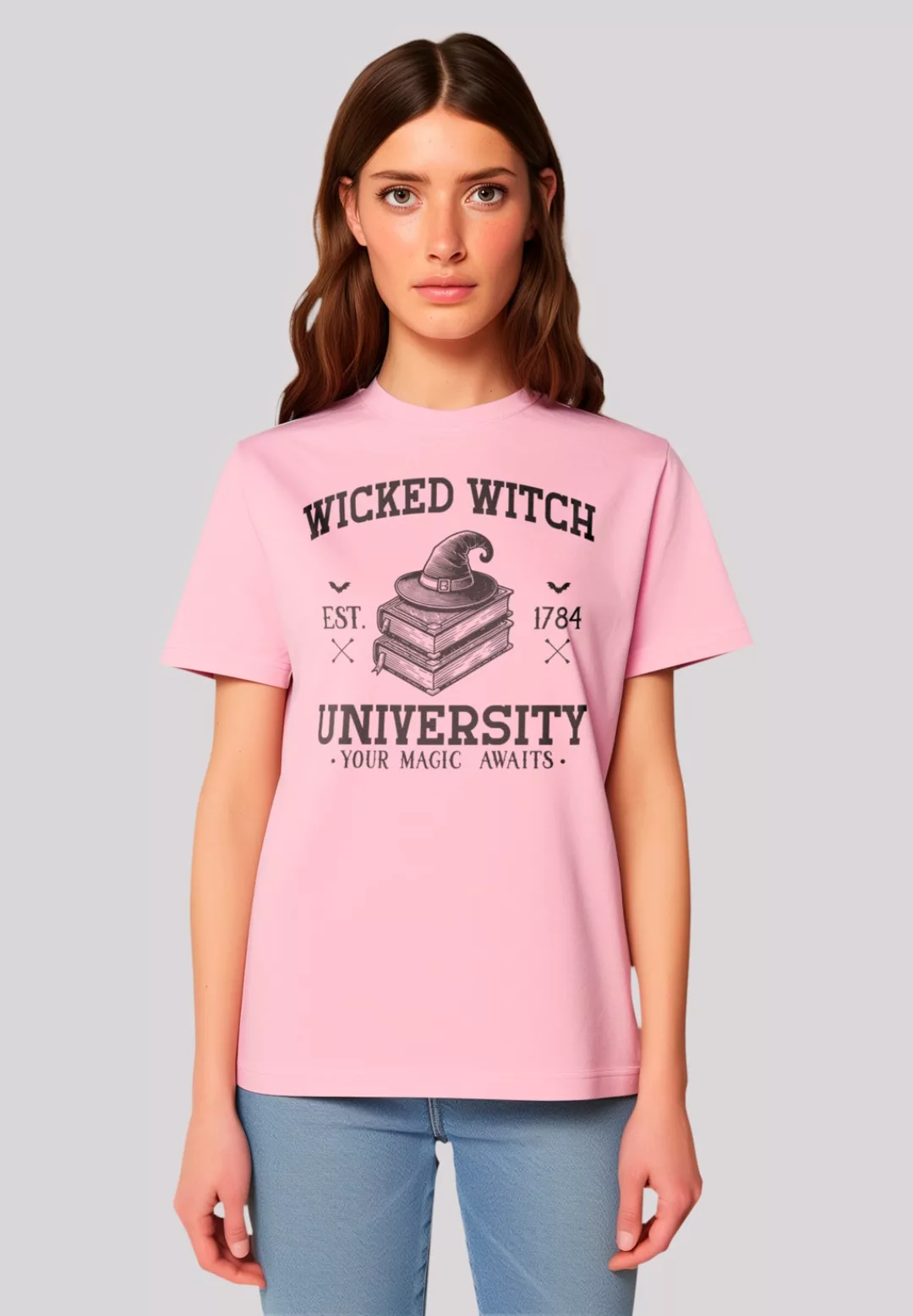 F4NT4STIC T-Shirt "Halloween University Wicked witch", Premium Qualität, Ha günstig online kaufen