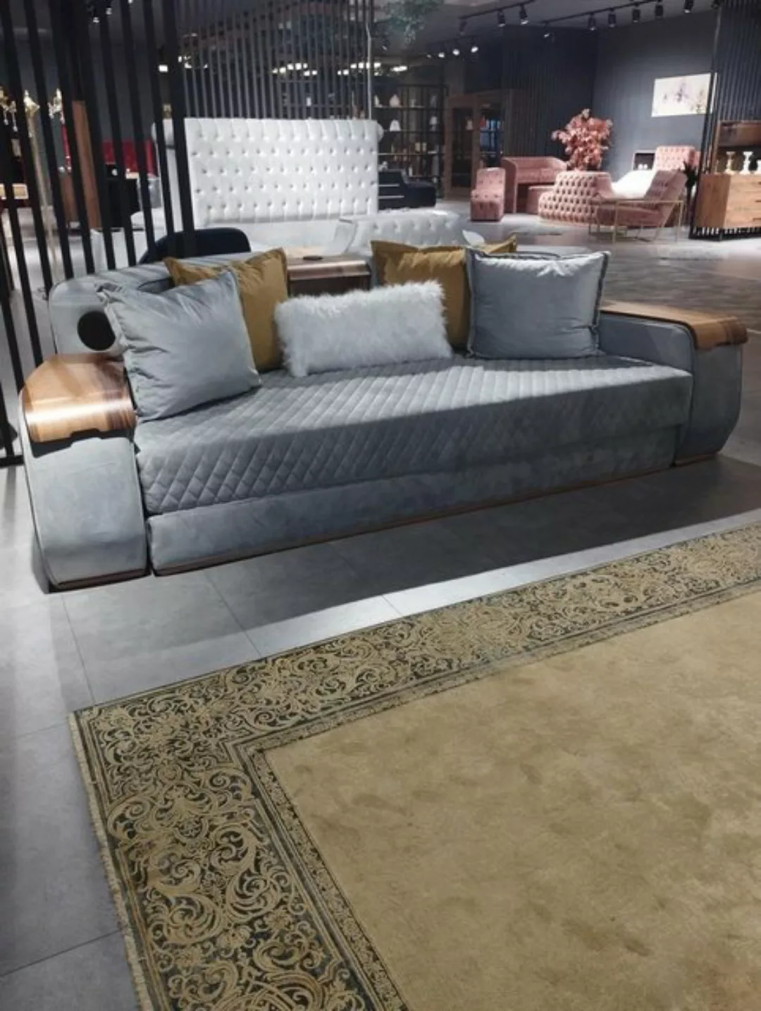 JVmoebel Schlafsofa Schlafsofa Luxus Designer Sofa 3 Sitzer Möbel Polster T günstig online kaufen