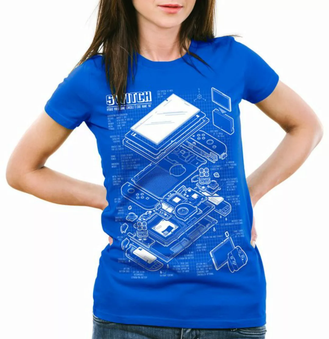 style3 T-Shirt Switch Blaupause pro gamer konsole zelda link nintendo switc günstig online kaufen