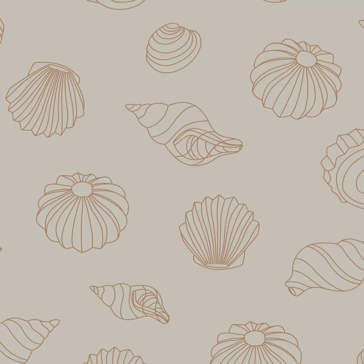 Shells Servietten 16 x 16cm Hazelnut günstig online kaufen