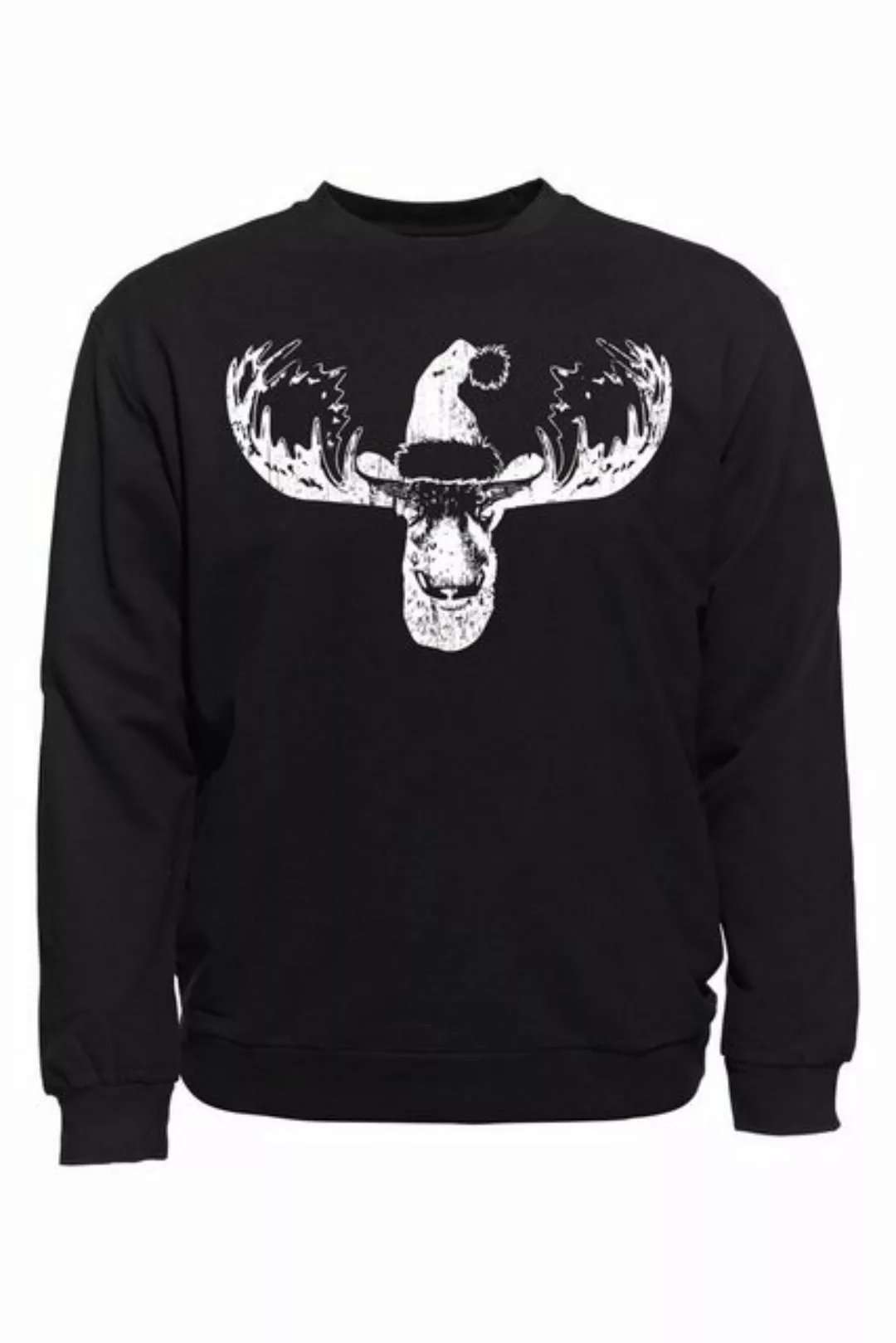 AHORN SPORTSWEAR Sweatshirt "ELCH MIT HUT", mit Rundhals-Ausschnitt günstig online kaufen