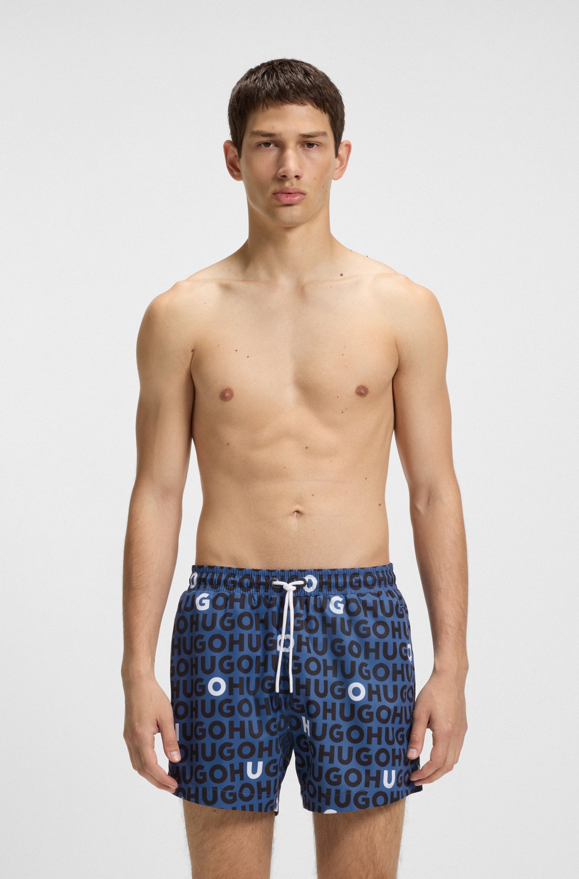 HUGO Underwear Badehose "TORTUGA", mit Allover-Logoschriftzug günstig online kaufen