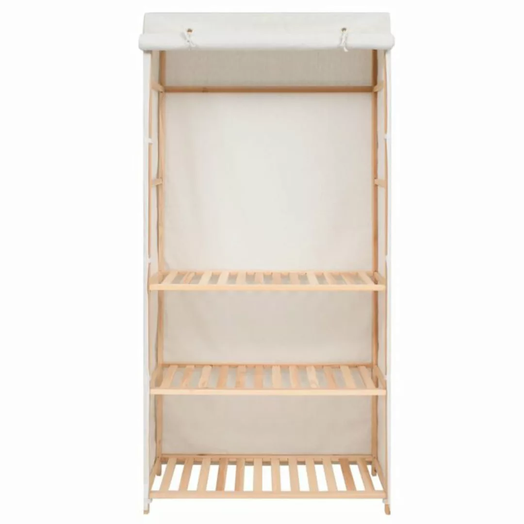 vidaXL Kleiderschrank Kleiderschrank Stoffschrank mit 3 Ebenen 79 x 40 x 17 günstig online kaufen