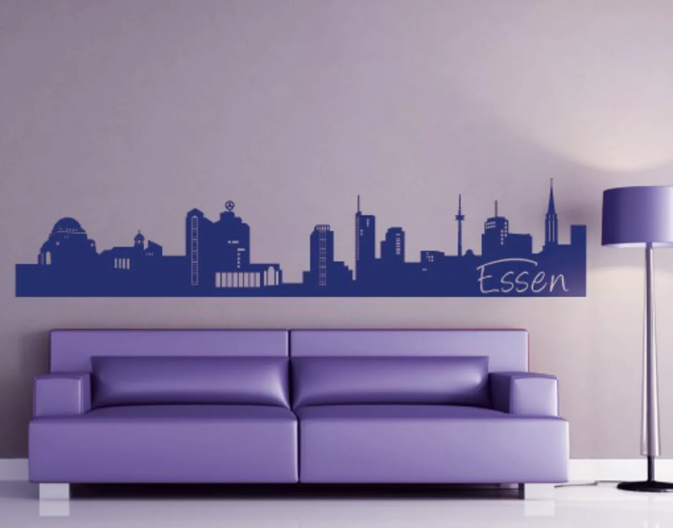 Wandtattoo Architektur & Skyline No.FB26 Essen Skyline I günstig online kaufen