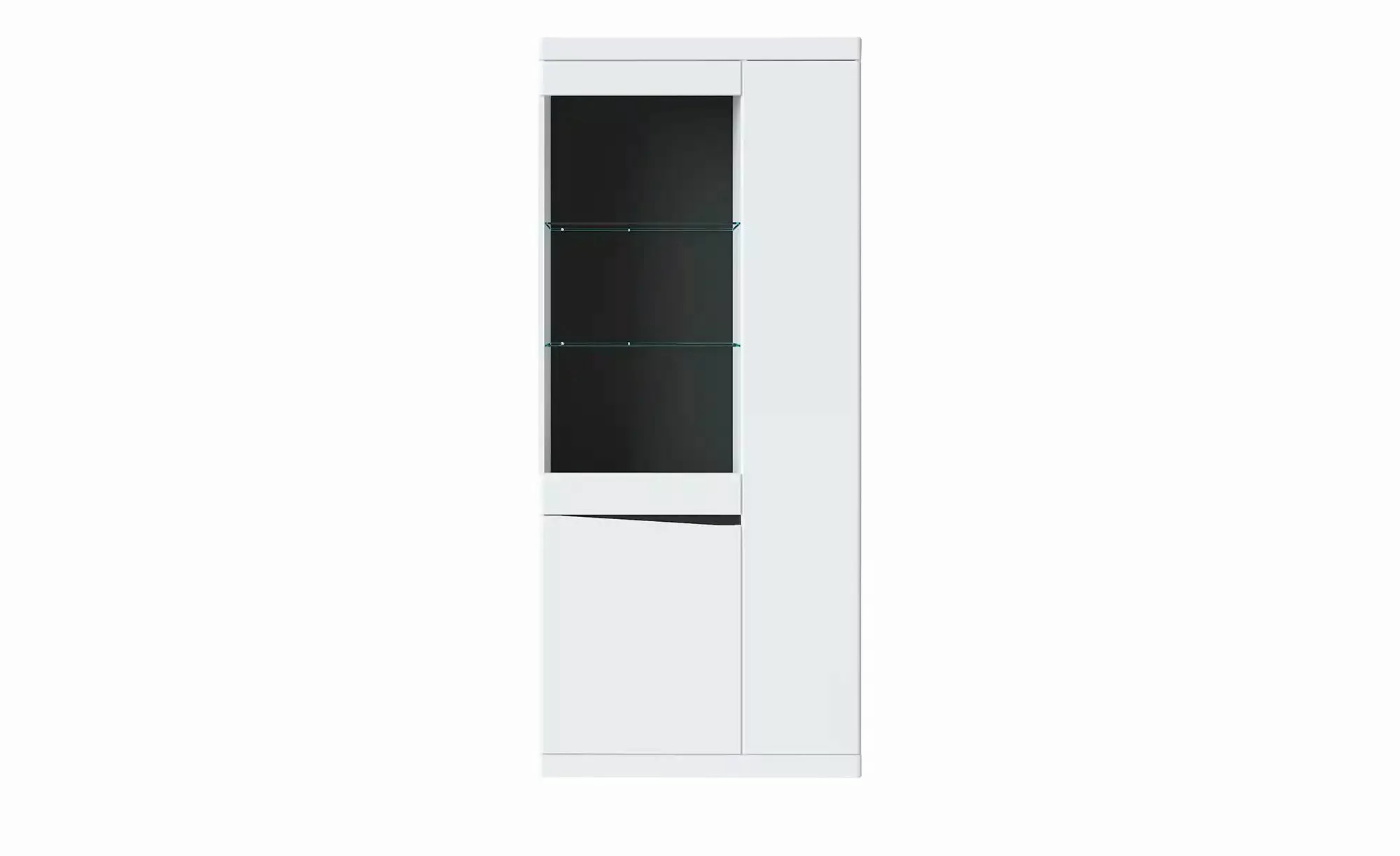 Vitrine  Turino Neo ¦ weiß ¦ Maße (cm): B: 86 H: 196,5 T: 39,9 Schränke > V günstig online kaufen