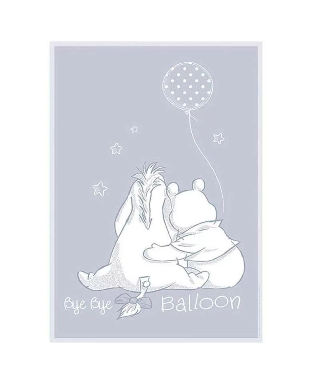 Komar Poster »Winnie Pooh Bye Bye Balloon«, Disney, (1 St.), Kinderzimmer, günstig online kaufen