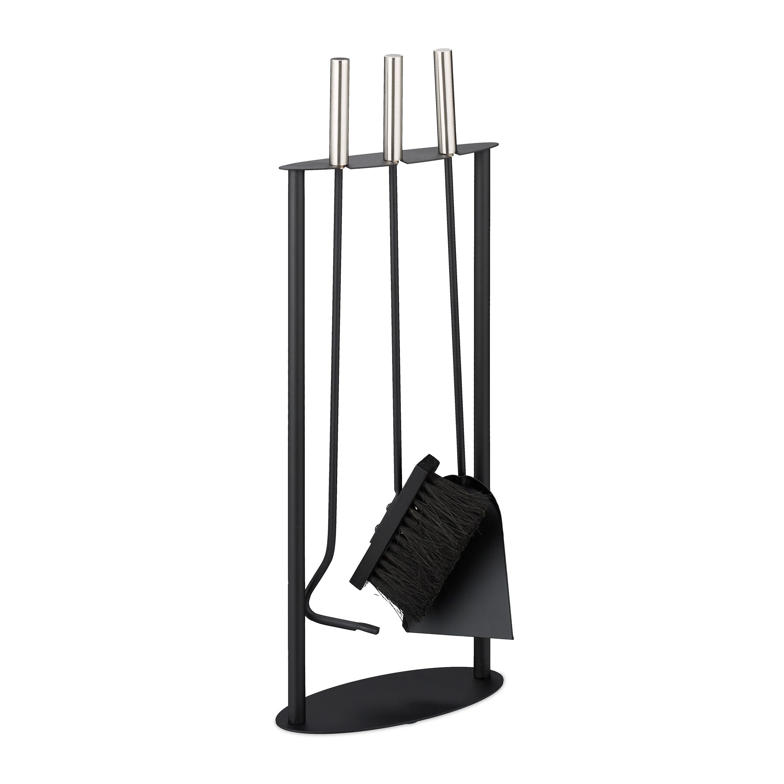relaxdays Kamingarnitur 4-teiliges Kaminbesteck, (4-St) günstig online kaufen