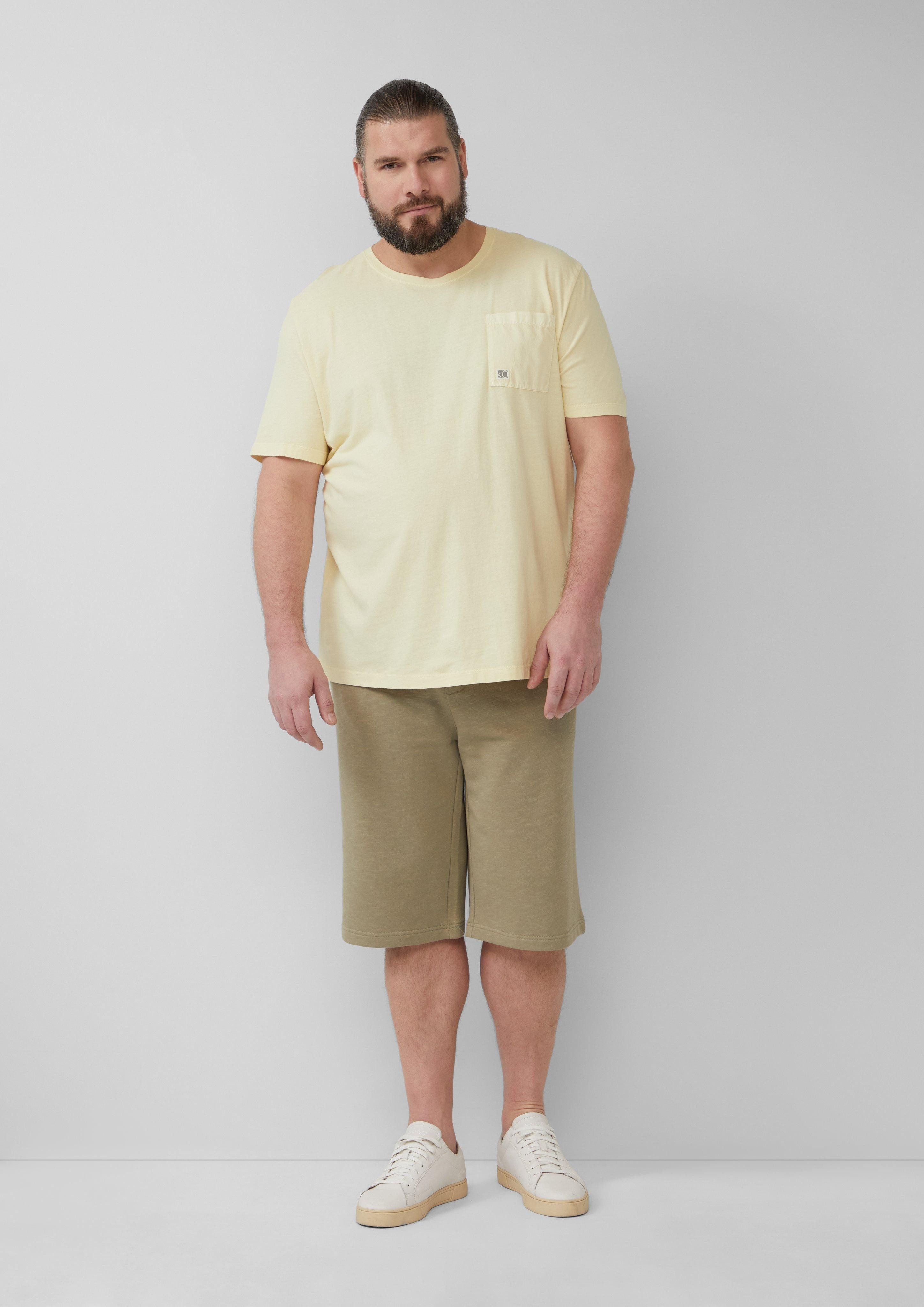 s.Oliver Bermudas Detroit: Sweat-Bermuda mit Flammgarnstruktur günstig online kaufen