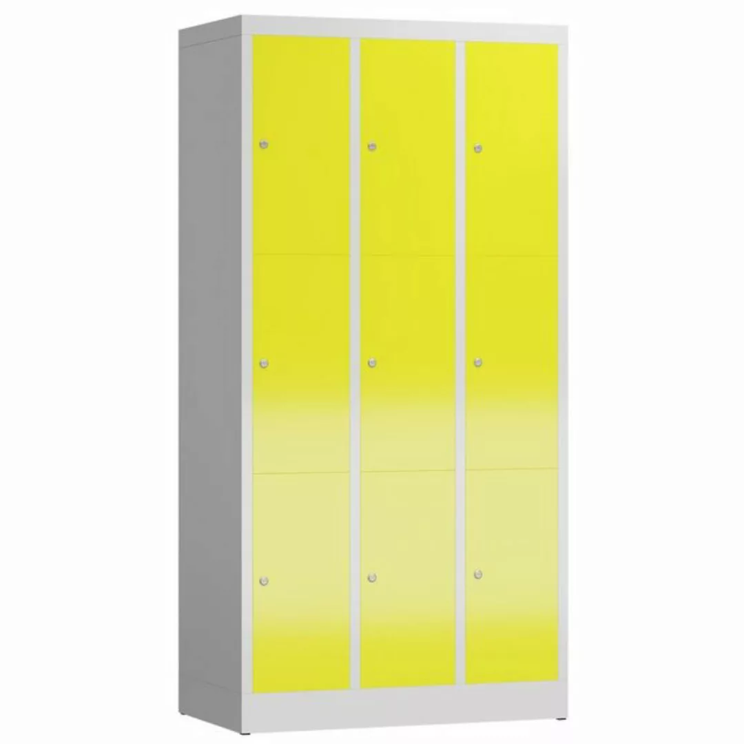 Steelboxx Fächerschrank ClassiX Schließfachschrank, 3 Abteile à 3 Fächer, 1 günstig online kaufen