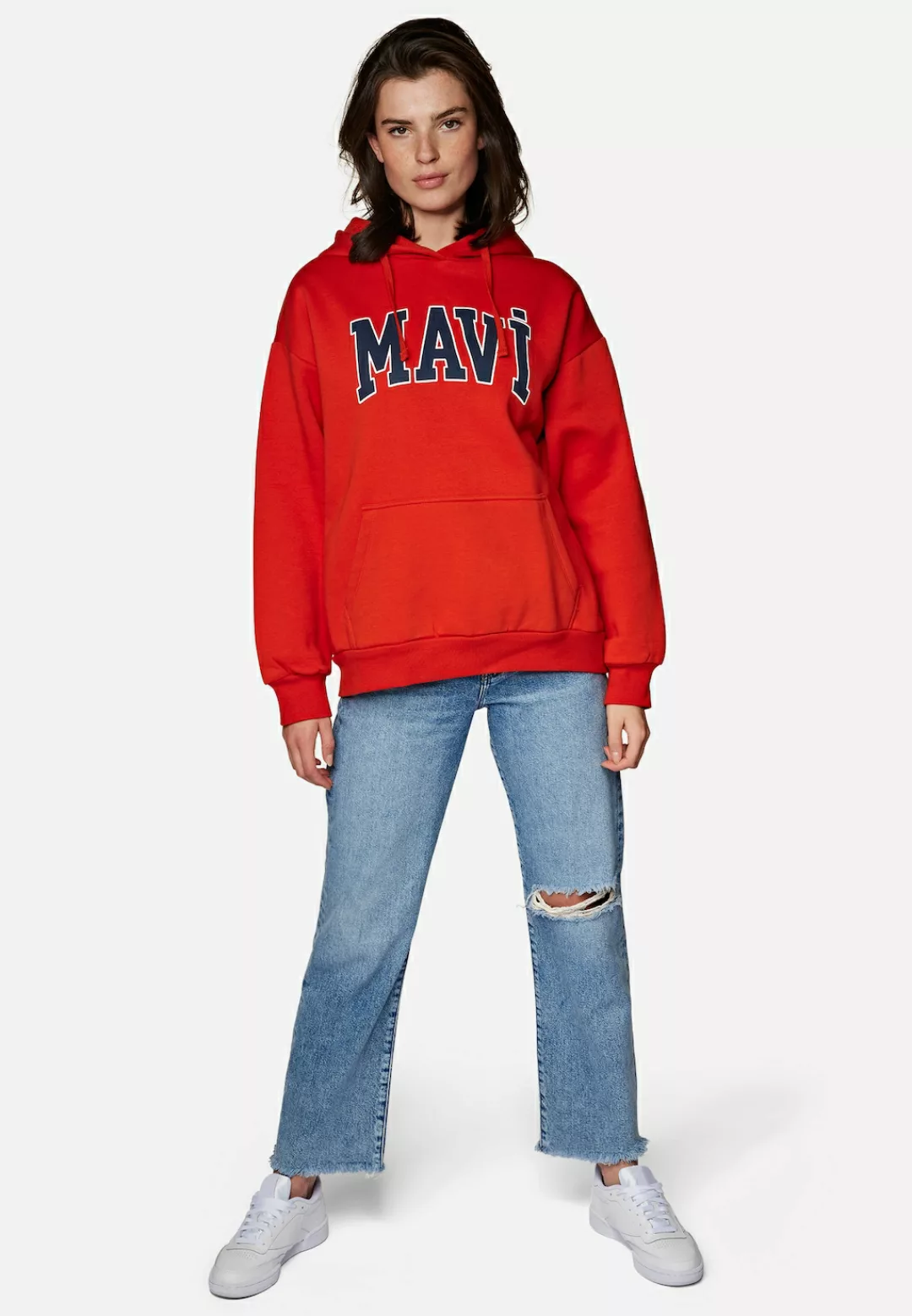 Mavi Kapuzenpullover "MAVI SWEATSHIRT", Hoodie mit Mavi Logo auf Brust günstig online kaufen