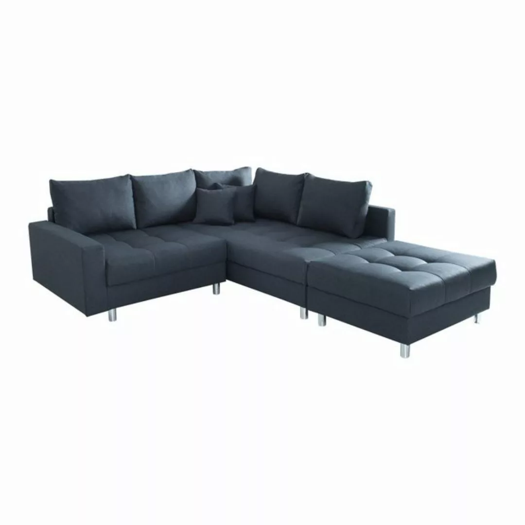 riess-ambiente Ecksofa KENT 220cm anthrazit, Set 2 Teile, Wohnzimmer · Couc günstig online kaufen